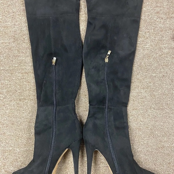 bebe high heels suede Boots  Over The Knee Platform Size 8 - Picture 2 of 3